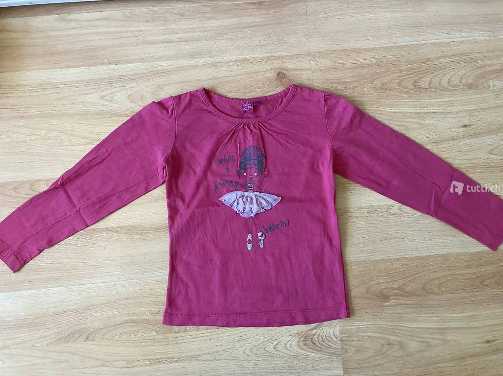Langarm Shirt Grösse 116 Ballerina