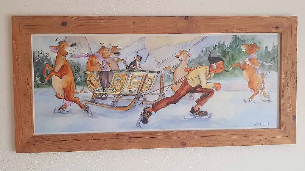 altholz gerahmte bilder