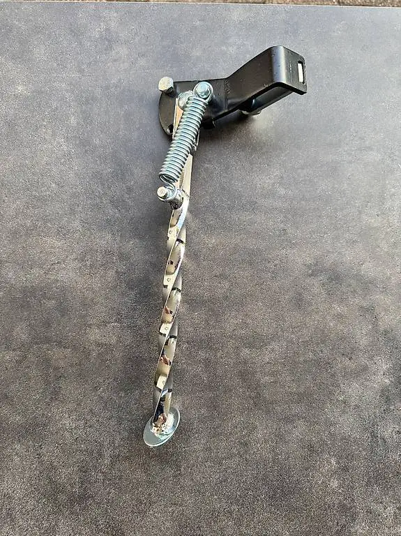 Verchromter Seitenständer gedreht (Länge: 320mm)