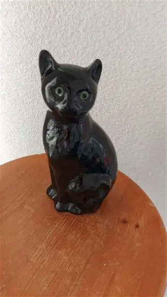 Porzellan-Katze, Schwarz