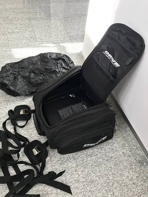 Neue Motorrad Hecktasche mit Regenschutz