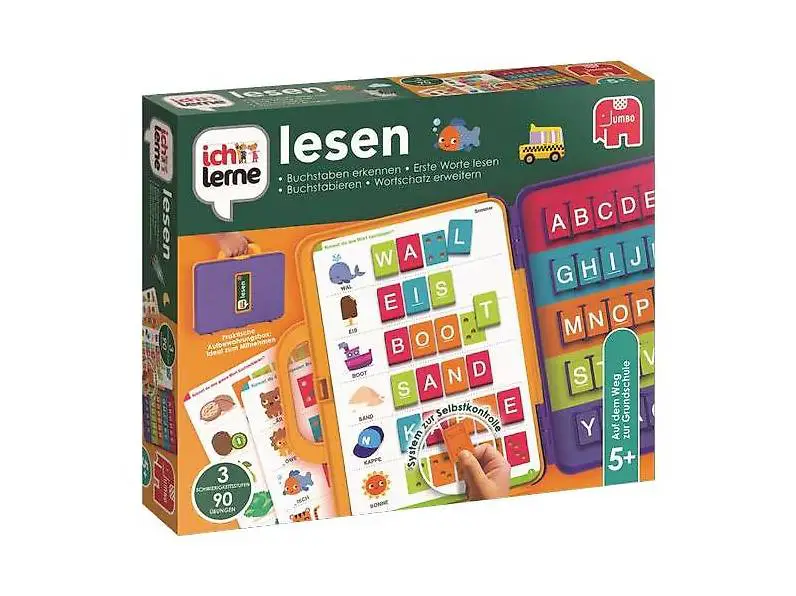 Lese-Lernspiel / Jumbo Kinderspiel Ich lerne Lesen