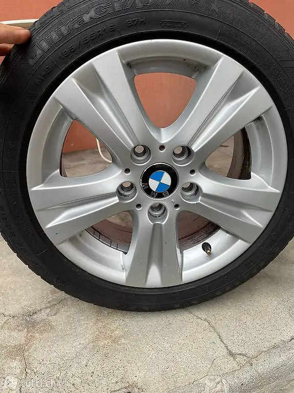 4 cerchi bmw con gomme 195 55 16 invernali
