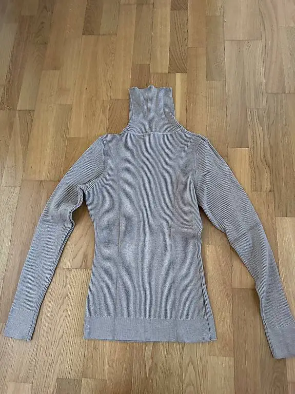 Rollkragenpullover beige/braun