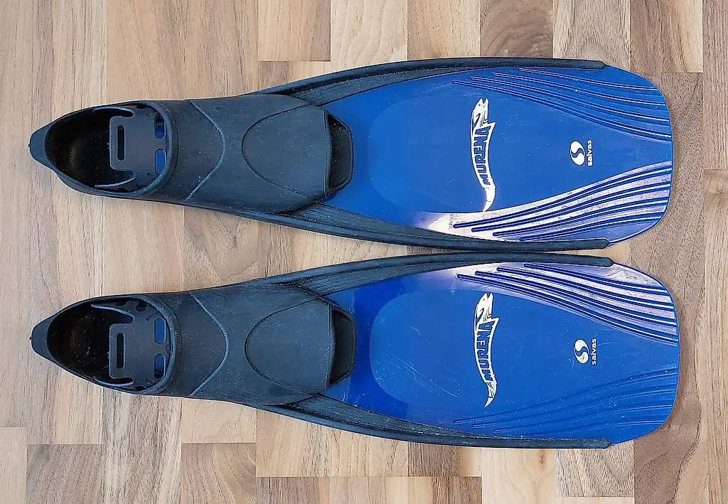 Schwimmflossen, SALVAS "Murena", Grösse 36-37, blau-schwarz