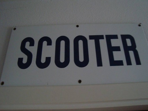 Bild Deko Blechtafel ca. 1980 / Emailschild