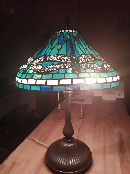 Tiffany-Style "Dragonfly" Lampe "Unikat"