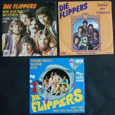 DIE FLIPPERS Sammlung: 3 Vinyl Platten zusammen