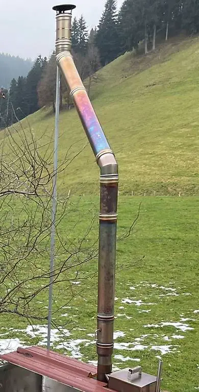 Hotpot Kamin Ofenrohr Chromstahl