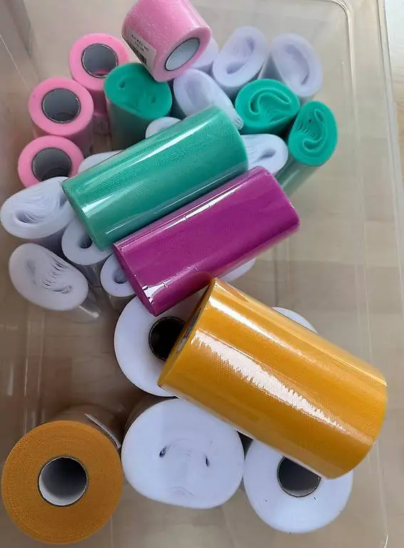 Tüll grosser Restposten, neu, sauber, schnell Versendet