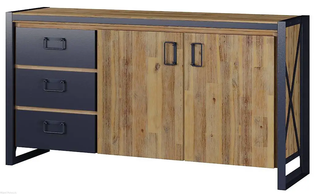 Sideboard California, Akazie Cognac gebürstet