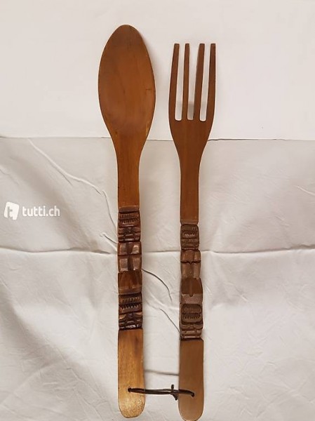  Holz Besteck