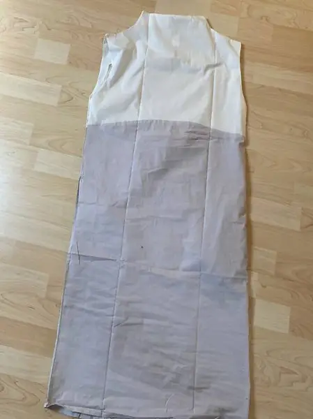 Kleid weiss hellgrau Gr. S