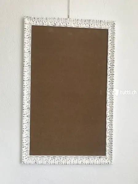 Rahmen gross Holz vintage shabby chic weiss by börnie"s