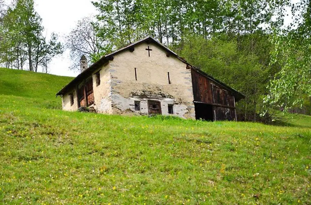 Bergrustico zum Ausb. mit Land/rustico da riatt. bella vista