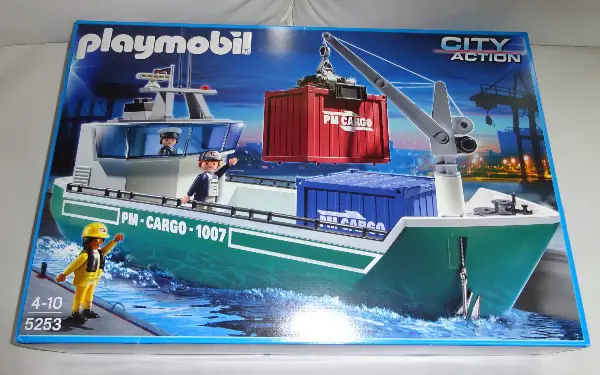 PLAYMOBIL 5253 - Frachtschiff mit Verladekran