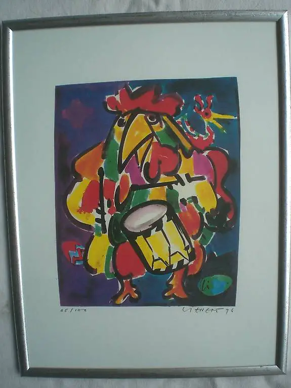 Walter Lienert: Fasnacht sign./num. Litho, Basler Künstler