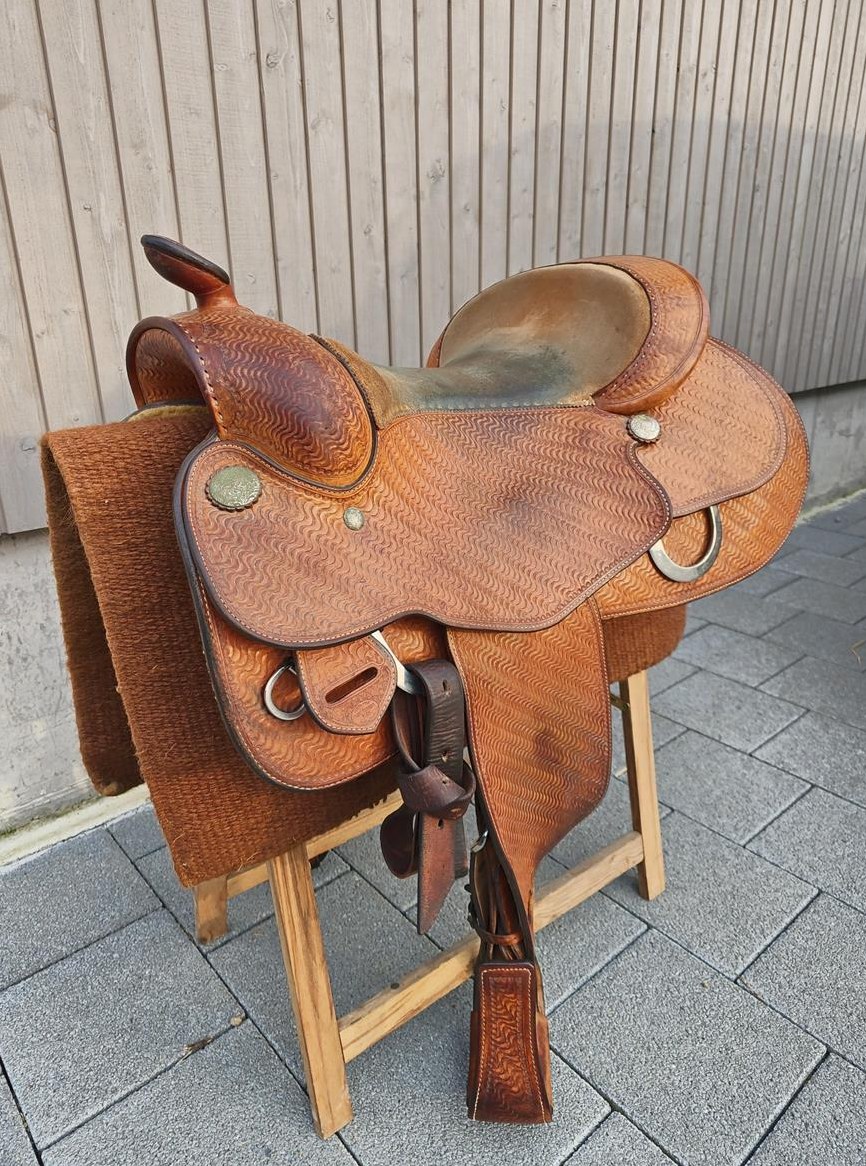 Westernsattel Blue Ribbon 16 Zoll zu verkaufen