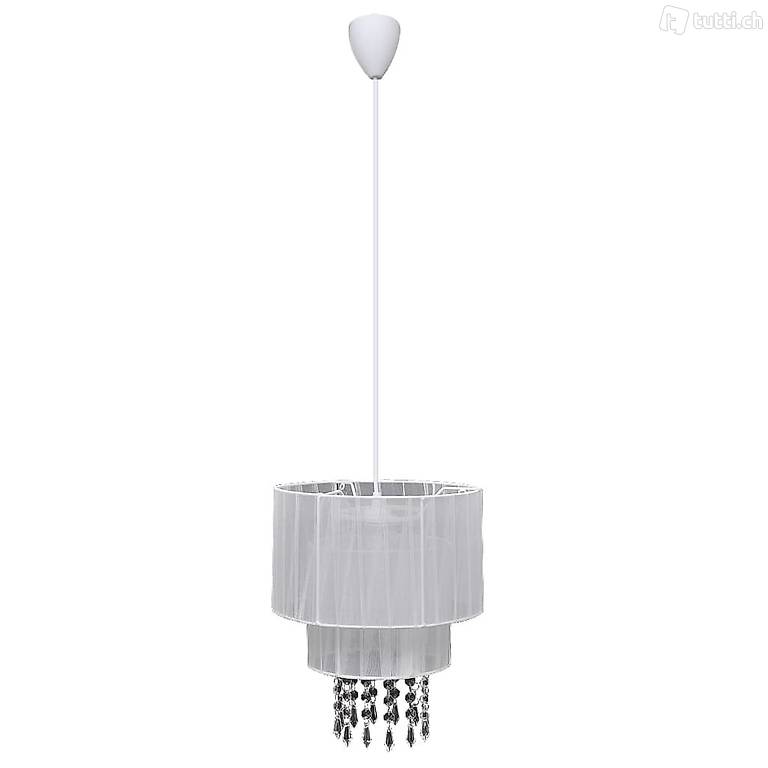  Kronleuchter Pendelleuchte Hängelampe Leuchte weiss