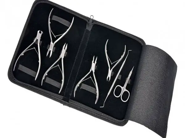  Nagelzange-Podologie Instrumente Set- SPEZIAL -7- teilig