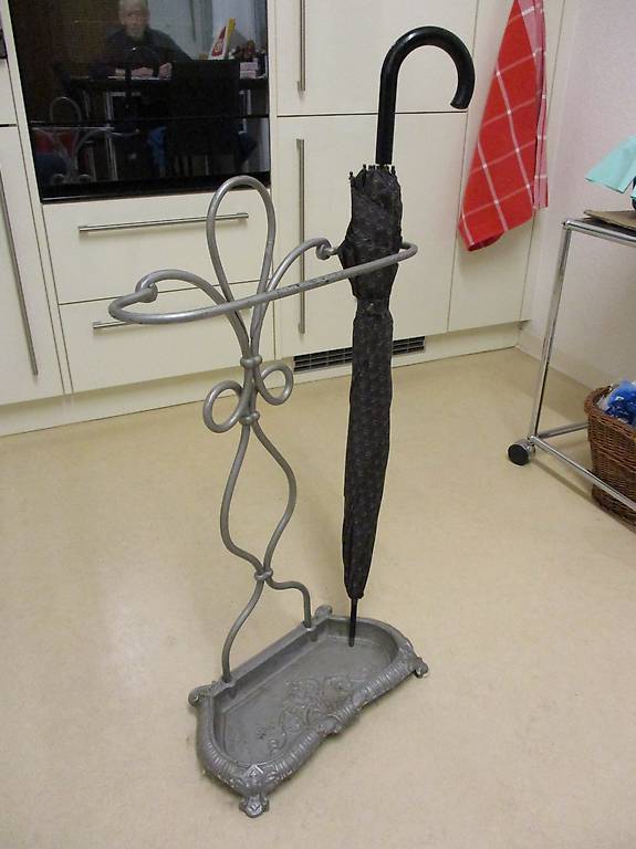 Vintage Shabby Schirmständer Gusseisen Jugendstil Landliebe