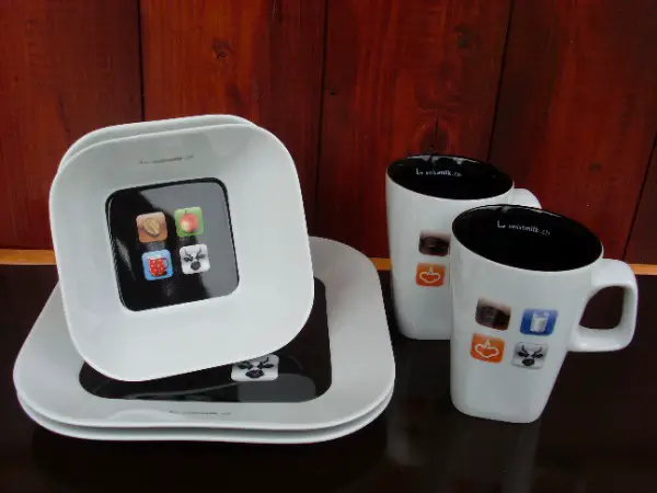 Ensemble, service petit déjeuner pour 2 personnes tendance