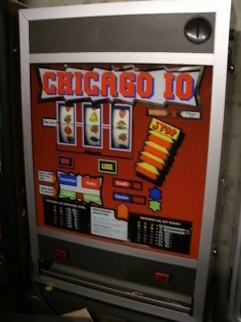 Geldspielautomat Chicaco 10 mit Geldauszahlung