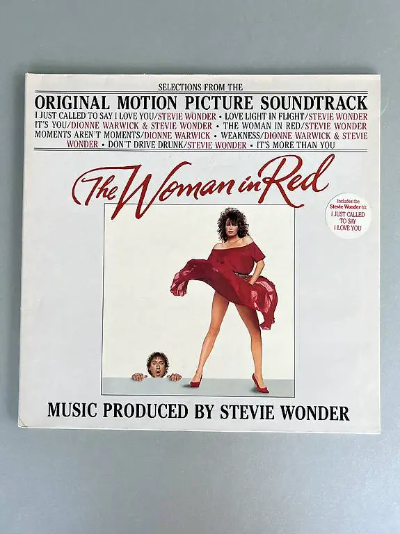 LP STEVIE WONDER Album: The Woman in Red 1984 With Song Tex