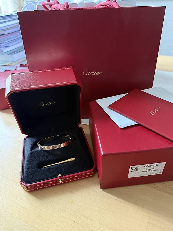 Original Cartier Love Armband? Groesse 17