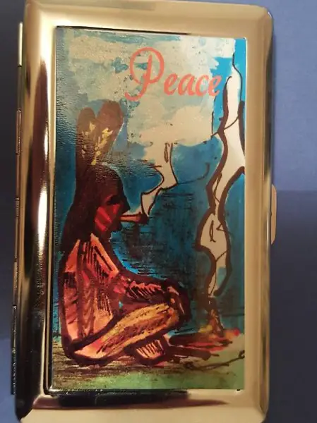Zigaretten-Etui "Peace"