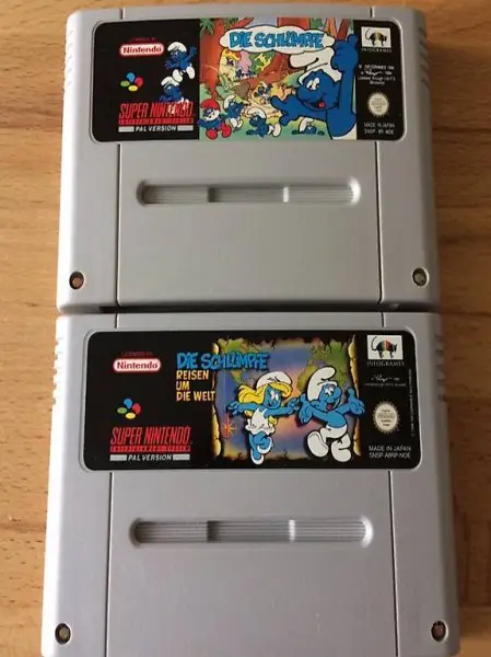 2 Schlümpfe-Spiele für Super Nintendo SNES