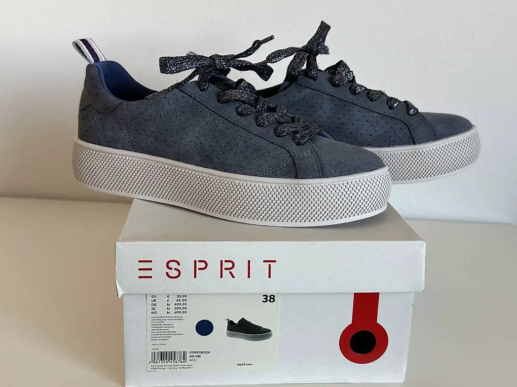 Esprit Damen Sneaker, NEU, Grösse 38, jeansblau