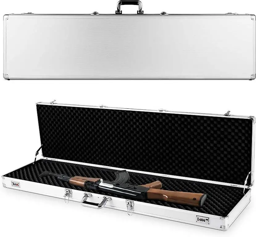 SOARS Alu Waffenkoffer verschliessbar, Gewehrkoffer mit Zahle