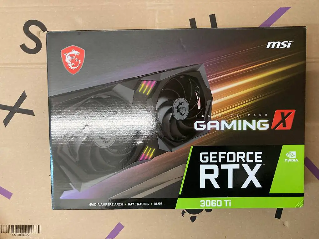 nvidia msi rtx 3060ti gaming x