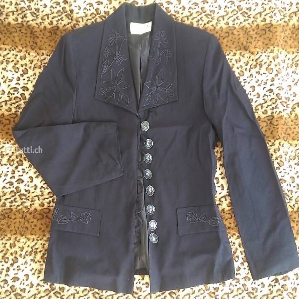 elegante dunkelblaue Jacket und Hosen / Kleid / Anzug 44