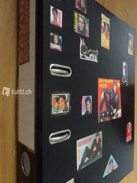 Grosser Sammelordner David Hasselhoff