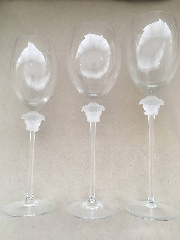 Versace Gläser 9 Stück gesamt . Von Rosenthal meets Versace