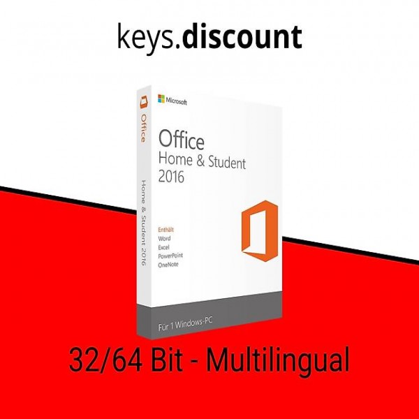  Microsoft Office 2016 Home & Student