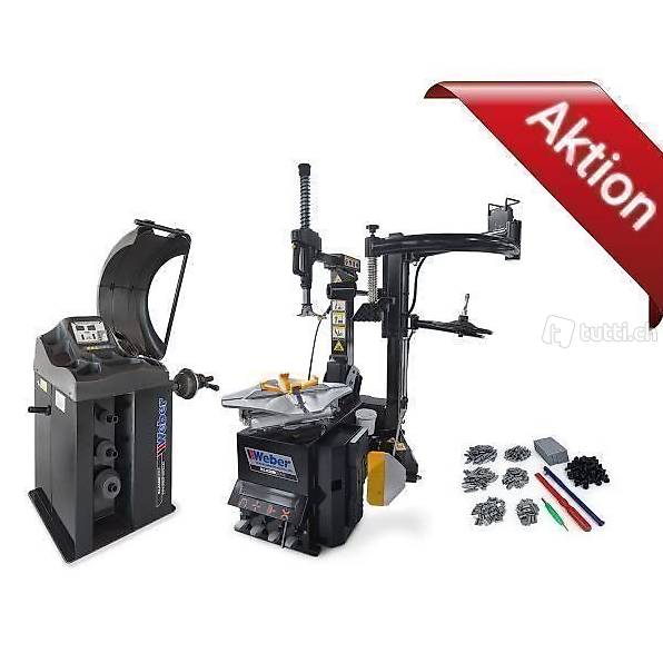  Pneu Reifen Auswucht- + Montiermaschine