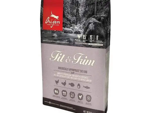  Orijen Trockenfutter Cat Fit & Trim mit Huhn
