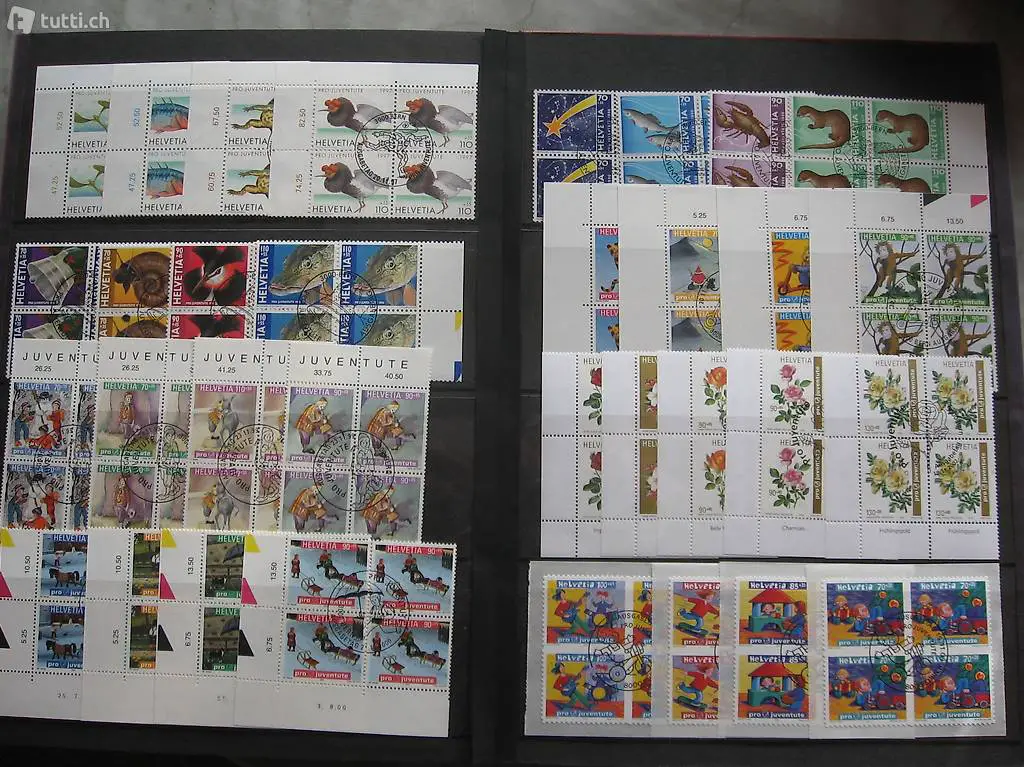 Pro Juventute und Patriasammlung bis 2006 Briefmarken