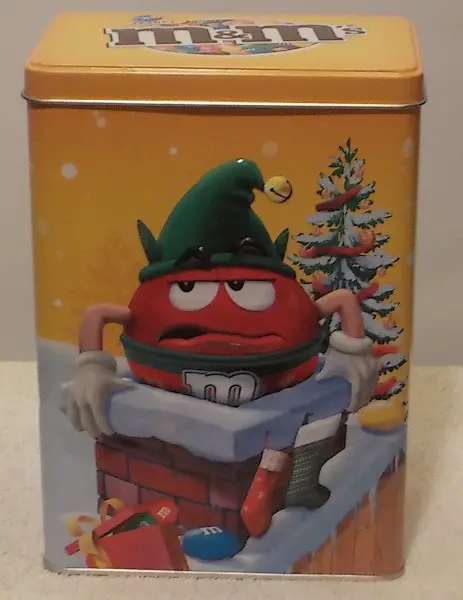 Seltene M&M`s Dose Weihnacht