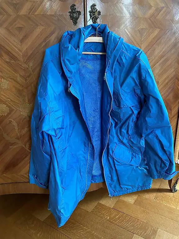 Wind Regen Jacke Grösse L blau