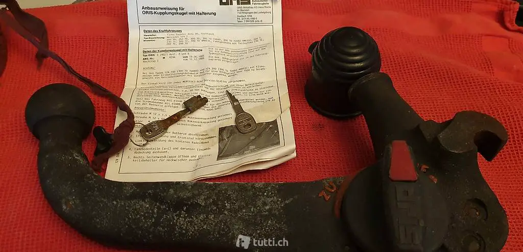 Autoanhänger Kupplungs ORIS Kugel Mercedes