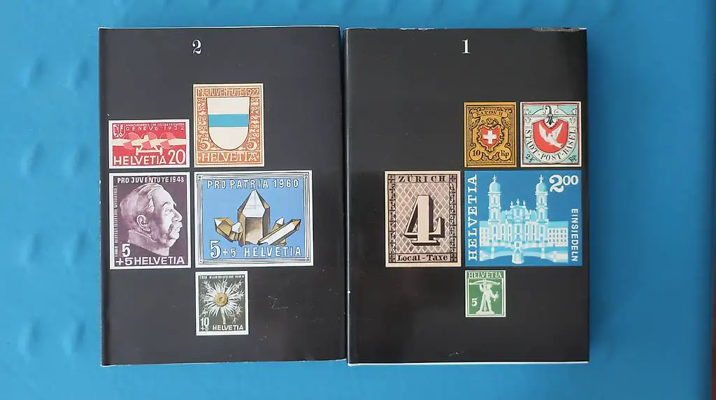Schweizer Briefmarken, Zwei Bände Silva Verlag 1973