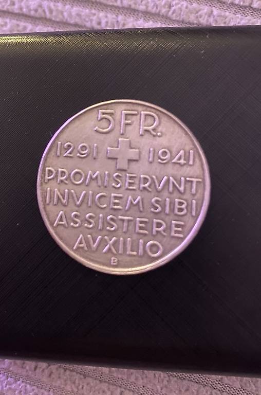 Gedenkmünze 5-Fr. silber