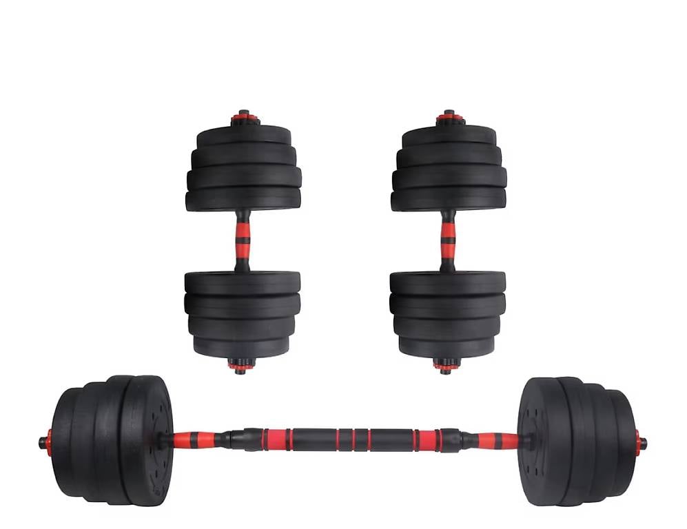 Hantelset Kurz- und Langhantel 50 kg