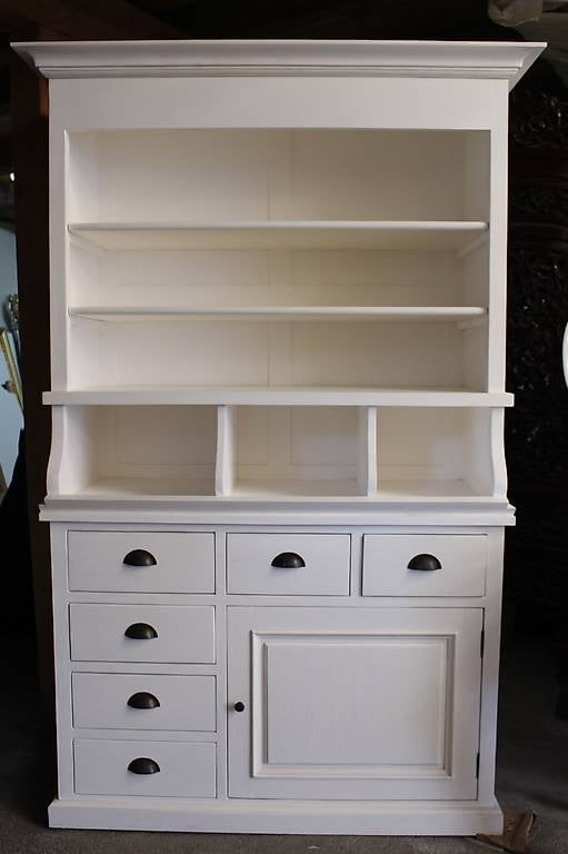 Schrank / Küchenschrank oder Bücherschrank weiss Vintage