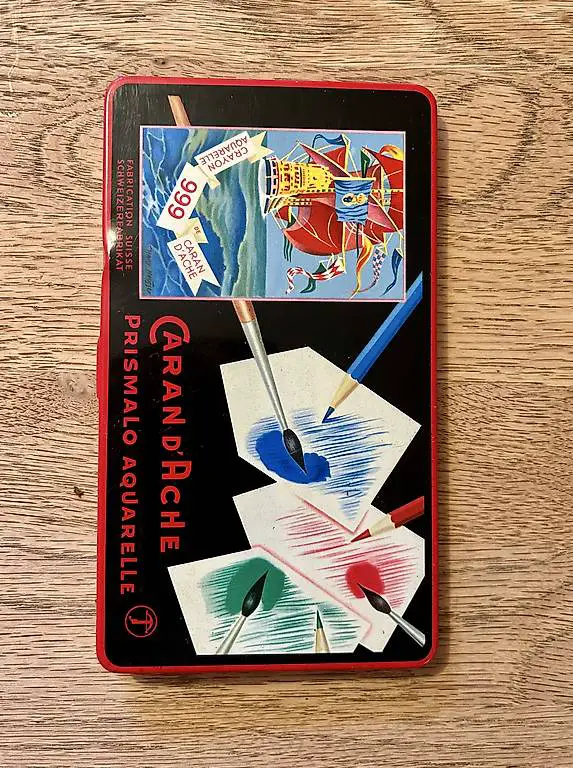 Caran D"Ache Farbschachtel alt