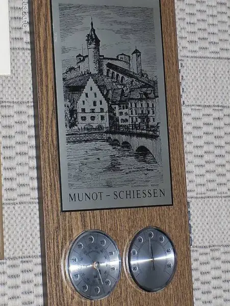 Munotstich Wetterstation Wappenscheibe Schiessauszeichnung